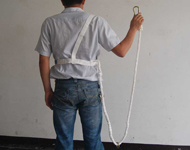 白色單背安全帶