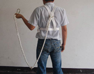 白色雙背安全帶